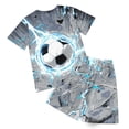 thumbnail image 6 of Gubotare Pjs for Boys Short Sleeve Pajamas for Boys Fun Baseball Short Sleeves 2-Piece PJs Set Kid Comfy Sleepwear 9T 10T (Dark Gray,9-10 Years), 6 of 6