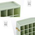 thumbnail image 3 of Caja de almacenamiento de cosméticos, cajón organizador de maquillaje de gran espacio multifunción para joyería, lápiz labial y cosméticos, 3 of 6