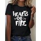 thumbnail image 1 of happy VALENTINES DAY Valentine'S Day Trendy Women'S Casual Tee, Breathable & Comfortable, Creative PCamisetas de verano para mujer, manga corta, cuello redondo, casual, lindo, con gráficos, camisetas, 1 of 6