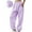 Purple, variant on Women's High Waisted Sweatpants Workout Active Joggers Pants Baggy Lounge Bottoms