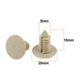 thumbnail image 2 of Unique Bargains 20 Pcs 8mm Hole Dia Plastic Rivets Fender Retainer Clip Car Door Trim, 2 of 2