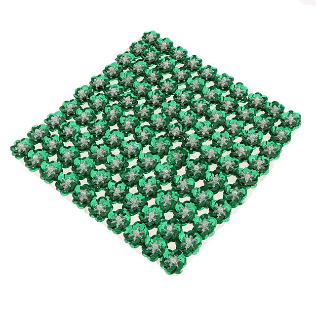 100 Pedazos Apliques de Lentejues de Trabajos de Artesanía BLESIY para Ropa Bolsos Sombreros Cortinas verde Cuentas Lentejuelas Paillette Trim