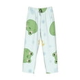 thumbnail image 4 of Daiia Kawaii Frogs Men's Sleep Pant with Pockets and Drawstring,Pajama Pants-X-Large, 4 of 9