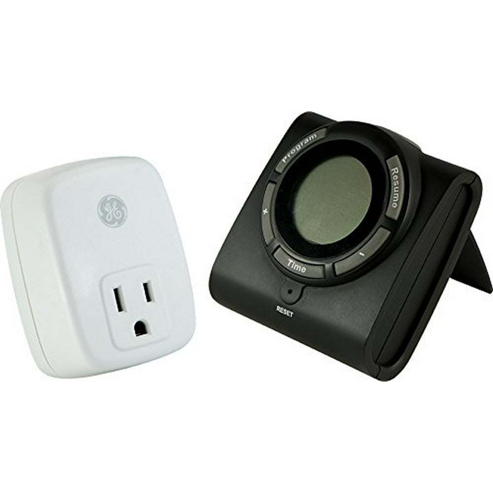 GE 26684 Wireless Indoor SingleGrounded Digital Timer