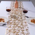 thumbnail image 4 of Caminos de mesa metálicos brillantes, caminos de mesa finos dorados y plateados, rollo de malla metálica con lentejuelas brillantes, decoración para fiestas de cumpleaños y bodas, 4 of 4