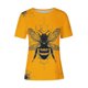 thumbnail image 4 of Tops de Ajuste Suelto para las Mujeres Sudadera Casual Impresa Manga Corta Cuello Redondo Superior, Poliéster, 4 of 4