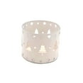 thumbnail image 3 of Hollow Candle Christmas Decor - Iron Metal Holiday Candle with Deer Snow Tree Design - Black White Party Home Decoration for Xmas Boutique Stores - 5x6.5x6.5cm, 3 of 9