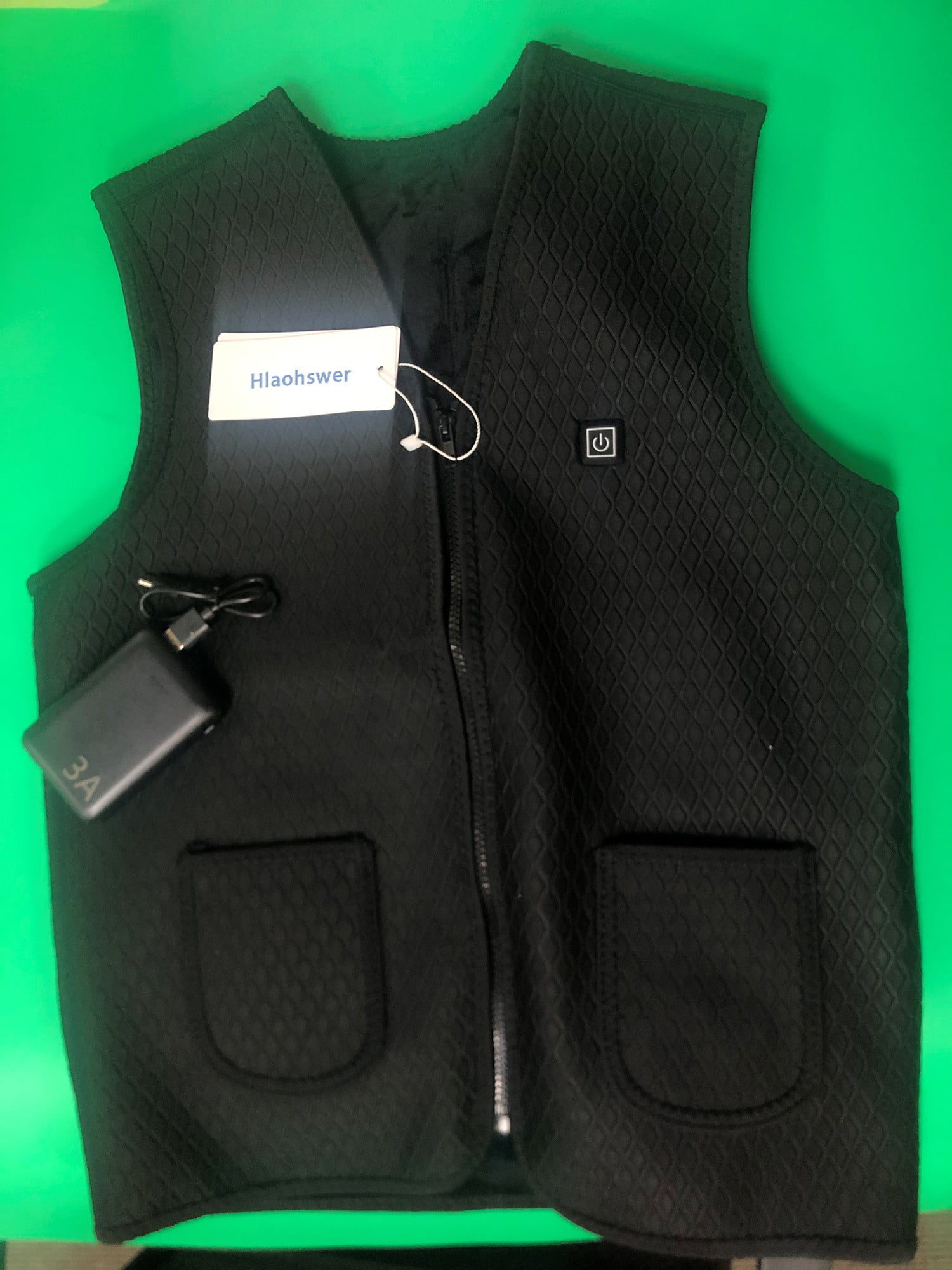 Hlaohswer electrically heated clothing ,Lightweight Heated Vest with  Battery Pack 