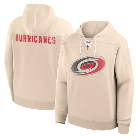 Men's Fanatics Cream Carolina Hurricanes Vintage Hoodie