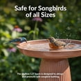 thumbnail image 3 of Sunnydaze Gleeful Garden Metal Bird Bath for Outdoors - UV-Resistant Large Bird Bath for Outside - 23-Inch - Canyon Clay Glaze, 3 of 18
