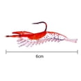 thumbnail image 2 of HENGJIA 5pcs 6cm 3g Jig Señuelo Suave Simulación Pesca Camarones Cebo Aparejos (B) Ehuebsd Para estrenar, 2 of 9