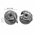 thumbnail image 3 of 4pcs Sewing Machine Bobbin Cases Set metal bobbin Vintage Domestic Sewing Machine Metal Bobbin Housings Kit, 3 of 7