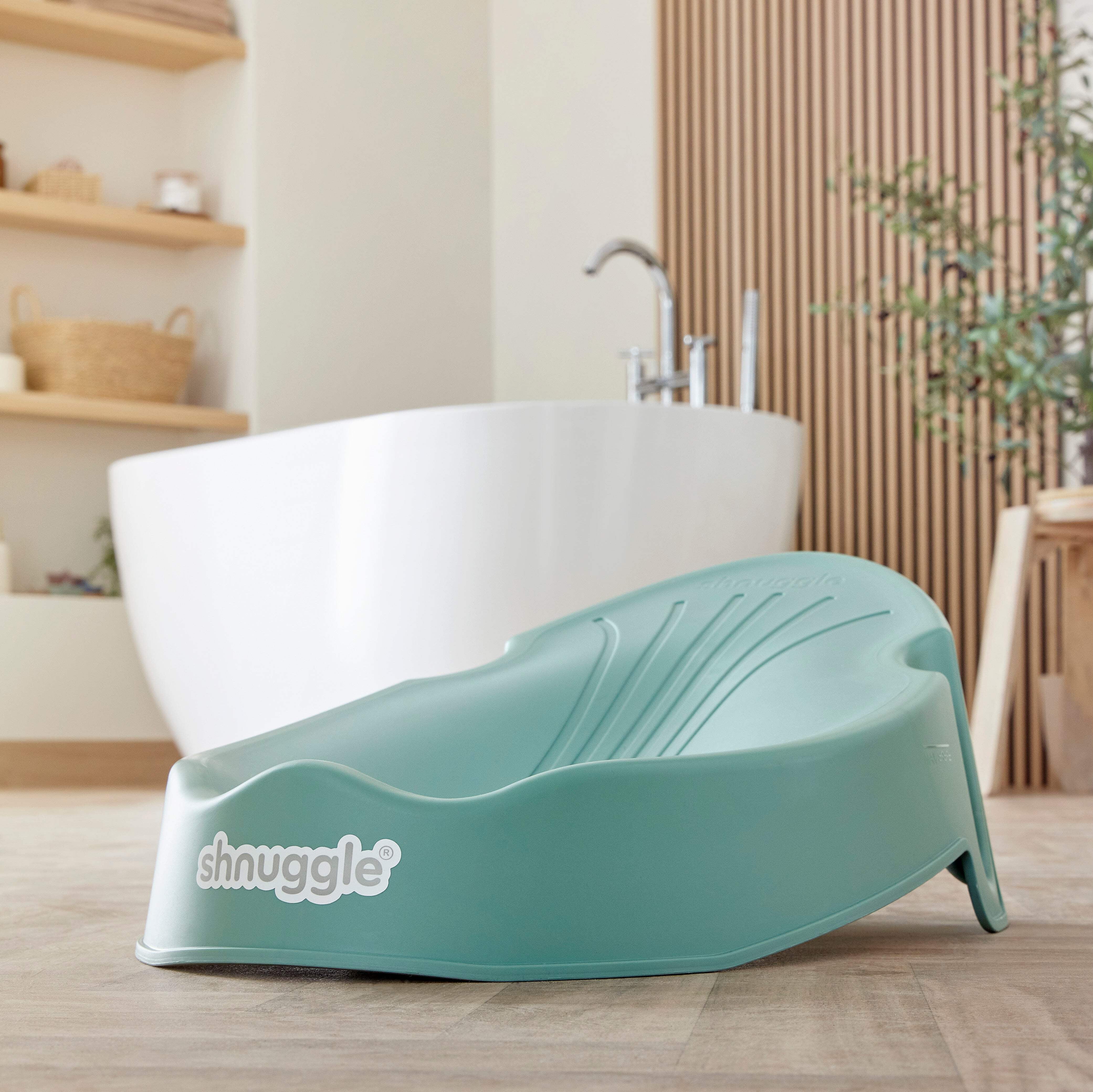 Shnuggle Newborn Baby Bath Support | Ergonomic, Non-Slip  Quick-Dry | From 0-6 months
