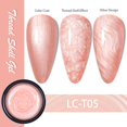 thumbnail image 1 of LILYCUTE 7ML Cat Magnetic Gel Nail Polish Pearl Shell Thread Pattern 9D Glitter Semi Permanent Soak Off Nail Art Varnish, 1 of 7