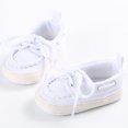 thumbnail image 4 of Baby Boys Girl Newborn Shoes Kids Denim Soft Sole First Walkers Toddler Infant Anti-Slip Prewalker Sneaker Shoes, 4 of 7