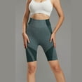 thumbnail image 2 of CHENge Running Shorts for Women Seamless Running High Waisted Athletic Shorts Tummy Control Compression Long Workout Short, 2 of 3