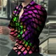 thumbnail image 1 of Camisa de manga larga con cuello tipo polo con estampado 3D de árbol de empalme para hombre, ropa de diseño para fiesta y club, tallas S a 6XL, novedad de 2024, 1 of 6