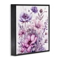 thumbnail image 2 of Stupell Industries French Country Purple & Blush Florals Black Framed Giclee Art, 12 x 12, by Kim Allen, 2 of 8