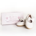 thumbnail image 4 of THE QUEEN'S TREASURES 18 Inch Doll Clothing Shoes, White Dress Shoes with Bow Detail & Authentic Shoe Box, Compatible for Use with American Girl Dolls and Clothes, 4 of 5