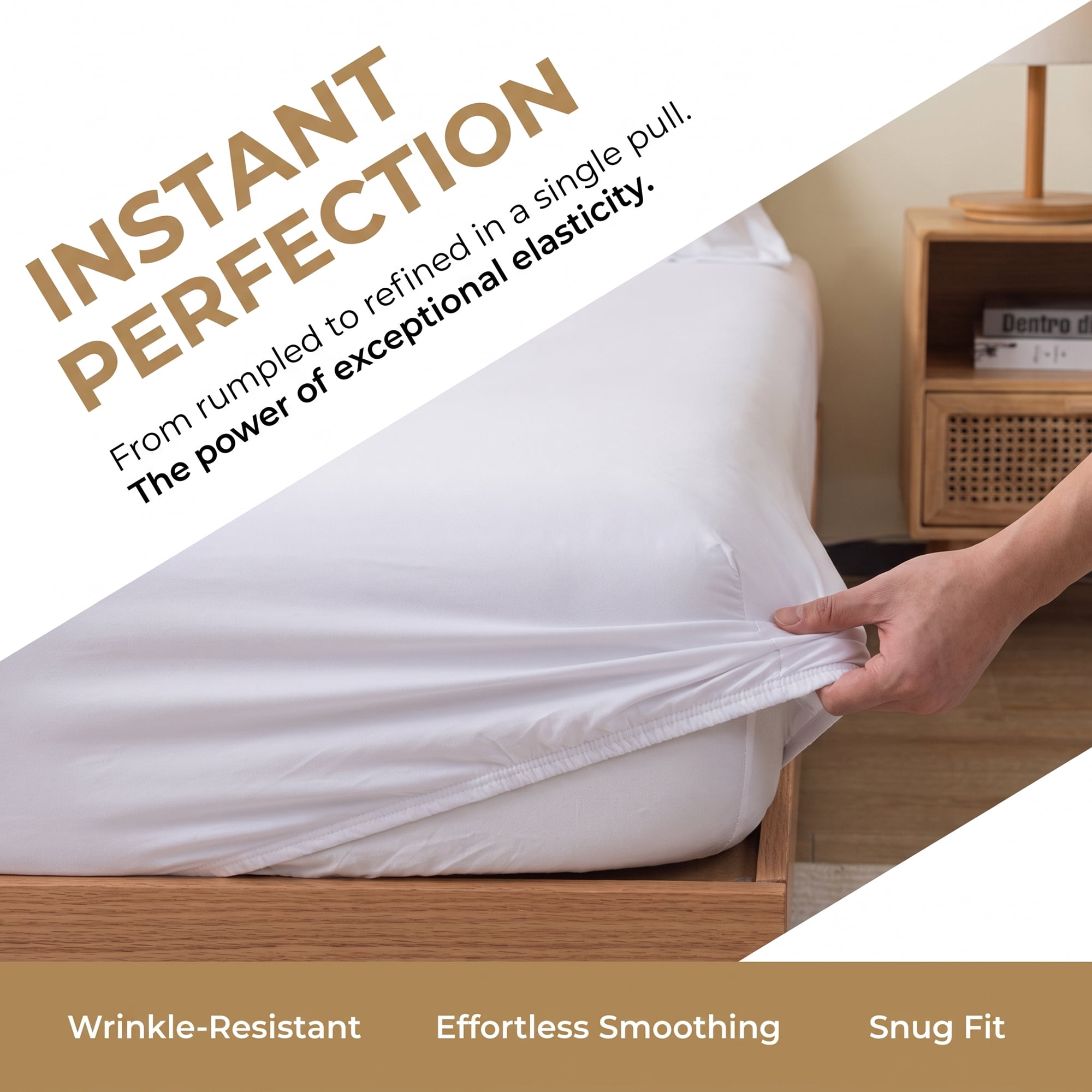 Unique Bargains Fitted Sheet Microfiber Bed Sheets Breathable for All Seasons 78.0"x79.9" White