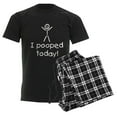 thumbnail image 6 of CafePress - I Pooped Today Silly Men's Dark Pajamas - Men's Dark Loose Fit Cotton Pajama Set, 6 of 7