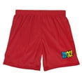 thumbnail image 3 of Teen Titans Go Logo Mens Lined Mesh Shorts, Red, X-Large, 3 of 6