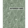 thumbnail image 5 of Boho Sage Green Pillow Covers, Farmhouse Decoration Geometric Waterproof Outdoor Pillowcases Cushion Covers Cases for Patio Couch Bench, Pack of 2 Square, 20"X20", 5 of 6