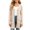 Khaki, variant on Girl's Long Open Front Cardigan Sweater, Ribbed Knit Long Sleeve Duster with Pockets, Lightweight Casual Layering Top for Fall