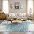 thumbnail image 6 of Addison Rugs Mayfield Premium Machine Washable Transitional Stripes Teal Rectangle Rug, 10' x 14', 6 of 6