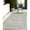 thumbnail image 4 of Leaves Decorative Rug, Neutral Colored Botanical Design of Delicate Branches and Rectangular Frames, Quality Carpet for Bedroom Dorm and Living Room, 6 Sizes, Pale Taupe, by Ambesonne, 4 of 4