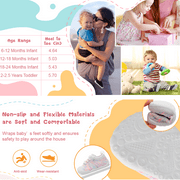 Barerun Baby Knit Breathable Non-Slip Comfortable Walking Shoes for Newborns