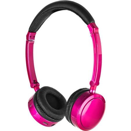 BlackWeb Dynamix Kids' Bluetooth Stereo Headphones, Pink