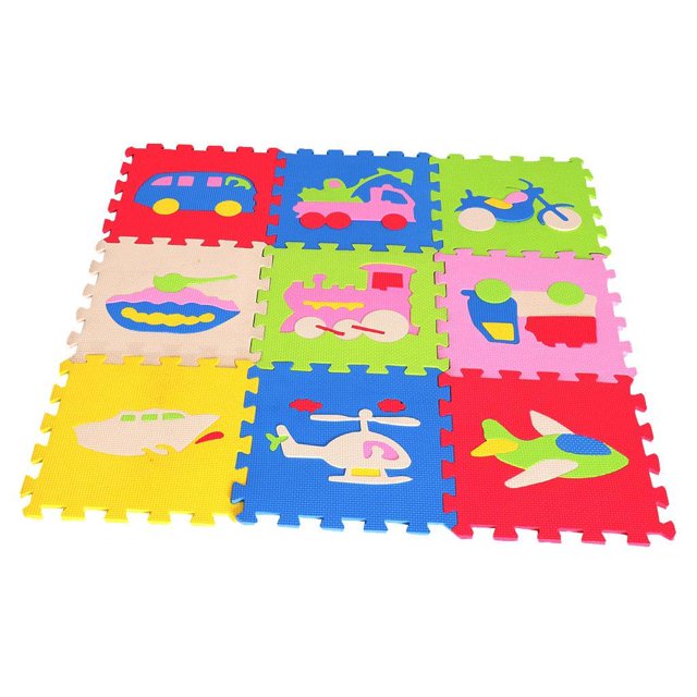Rompecabezas de Alfombras Suave de Playa Decorativos de Dormitario de , -B, 7 Tráfico B Macarena Puzzle Play Mat para niños