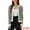 White Black, variant on Women's Striped Button Down Open Front Cardigan Sweater L White Purple