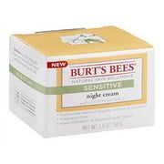 2 Pack Burt's Bees Sensitive Night Cream - 1.8 oz Each
