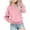 Pink, variant on biudgviw Sweatshirt for Boys Girls Fall Lounge Comfy Long Sleeve Basic T-Shirts Casual Crewneck Fleece Pullover Tops
