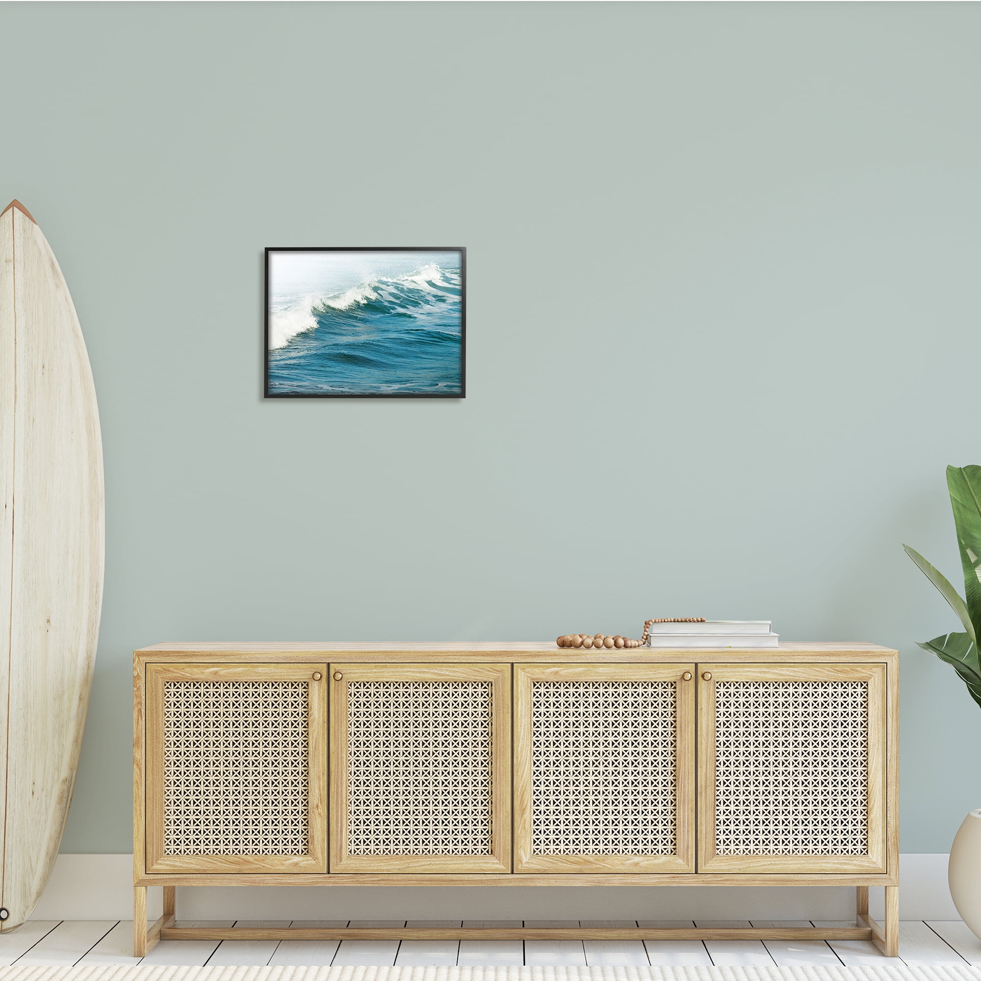 Stupell Indtries Small Wave White Caps Water Motion Ocean Study,20 x 16,Design by Ian Winstanley