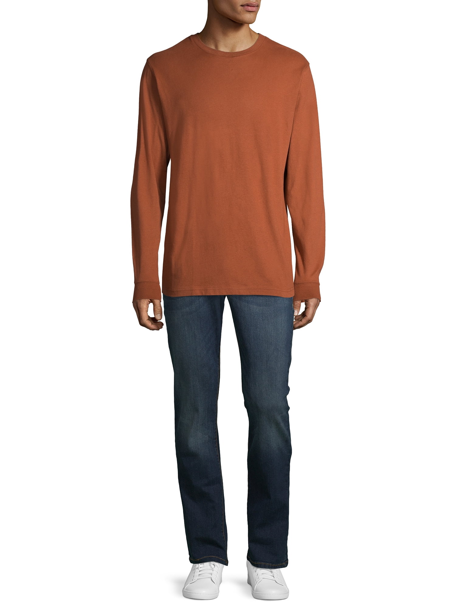 George Men's Long Sleeve Crew Neck Tee