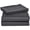 Dark Grey, variant on Alive Pixels Fitted Sheet Blue Solid 100% Cotton 1-Pc 15" inch Pocket 1000TC (Twin, Blue)