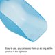 thumbnail image 5 of Pala de Harina para Hielo de Plástico Uxcell de 12oz, Cuchara de Hielo Azul, 2Pcs, 5 of 6