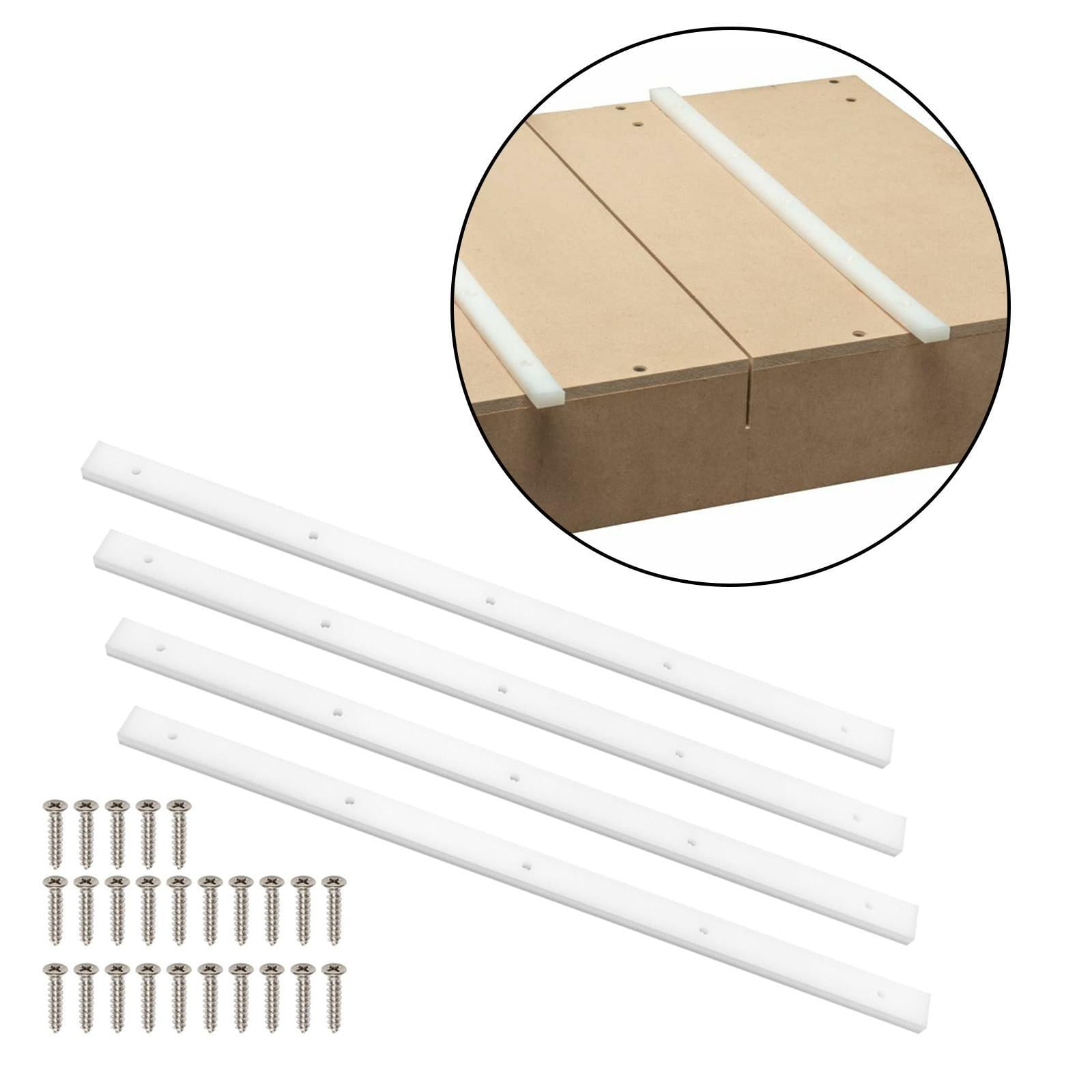 CarpNettore 4 Pieces Table Saw Crosscut Sled Table Saw Runner for 3/4"x3/8" Miter Slot 43 cm