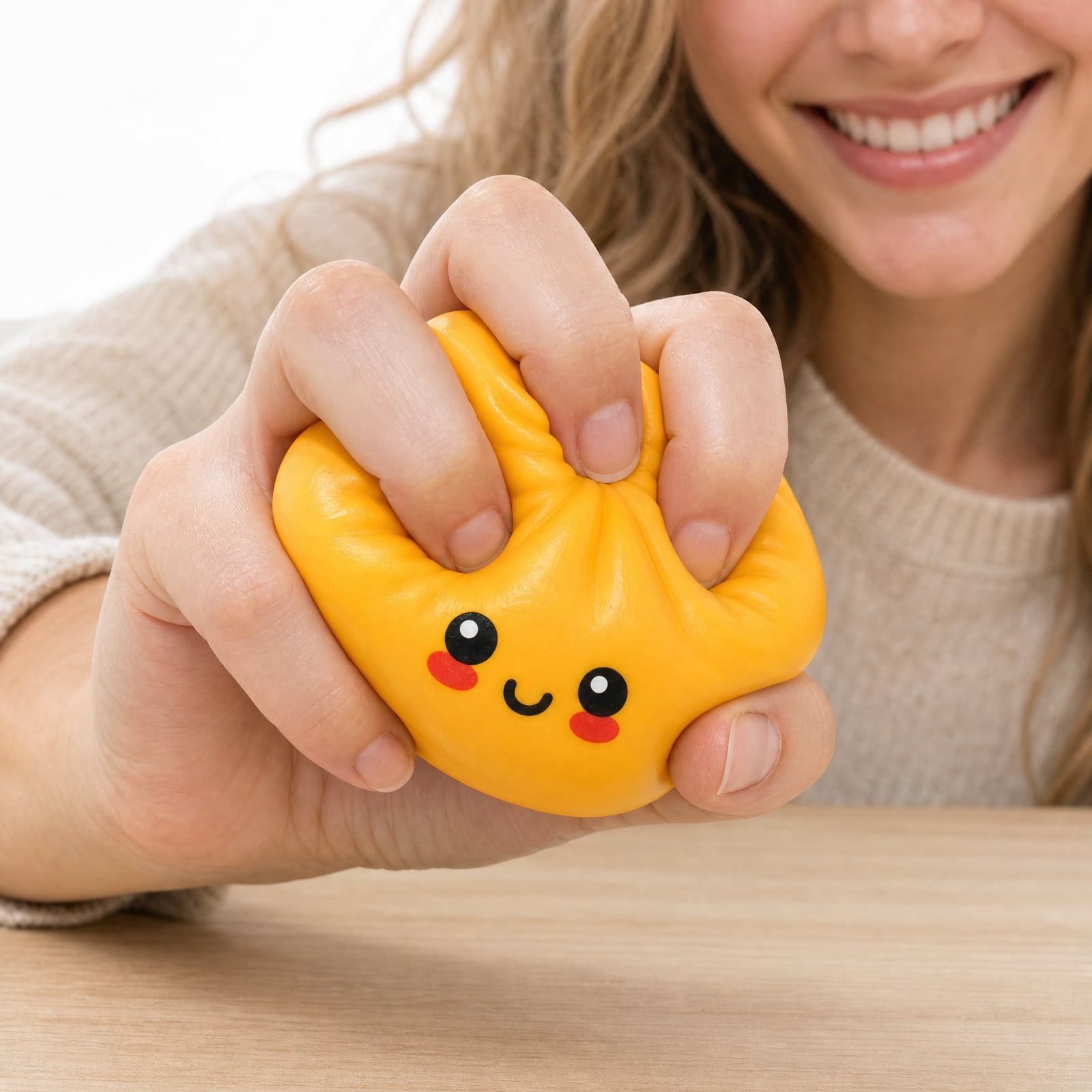 Halloween Ghost Dumpling Squishy, Dumplings Squishies Stress Balls Fidget Sensory Toys, Mystery Dumplings Squishy Soft Squeeze Decompression Dough for Adults(Random One)