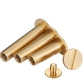 thumbnail image 5 of (10pcs) Brass Mother Son Flat Lock Rivets, M5x9mm, 5 of 5
