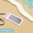 thumbnail image 2 of Unique Bargains 2 Pcs Luminous Mobile Waterproof Bag Pink Universal Waterproof Case Compatible for Phone 4.92"x9.65", 2 of 6