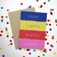 thumbnail image 3 of Christmas Stripes Winter Season Bold Blank Greeting Cards With Envelopes Pack of 6, 3 of 5