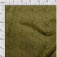 thumbnail image 3 of oneOone Tissu Jersey Viscose Vert Olive Foncé Abstrait Floral Matériel de Robe Tissu Imprimé au Mètre 60 Pouces de Large, 3 of 5