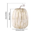 thumbnail image 6 of CQHVKQ 8 Inch Large Artificial Pumpkin Fall Decorations, Realistic Fake Harvest Pumpkin, Rose Gold Decorative Pumpkins for Table Centerpieces, Fall, Thanksgiving & Halloween DIY, 6 of 9