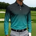 thumbnail image 3 of IAJDKMEK Men's Printed Long Sleeve Sport Top – Collared Style, All-Over Graphic, Mens Casual Shirts, Soft Active Shirt, Versatile Wear, 3 of 5