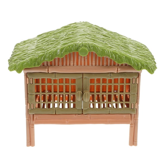 OUNONA Farm Animal Toy Playset Accessories Rabbit Cage Farming Cage Barnyard Bunny Cage Toy Learning Educational Toys For Kids