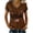 Brown, variant on Women's 250 Anniversary USA Tee Shirt, 1776-2026 Patriotic America Graphic Top, Flag Print V-Neck Short Sleeve Celebration Gear